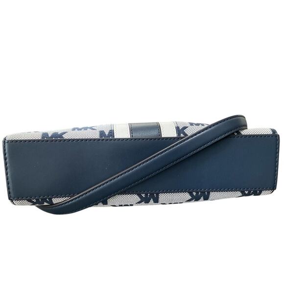 Michael Kors Vincent Medium Logo Jacquard Pochette with Card Case NWT - Picture 13 of 14